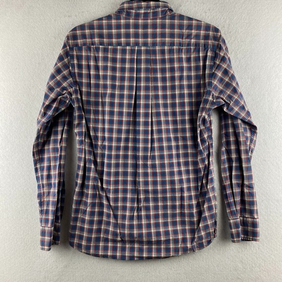 Uniqlo Button-Up Shirt Mens XS X-Small Multicolor Plaid Long Sleeve Pocket - Picture 12 of 15